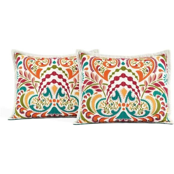 Lush Decor Clara Quilt 3 Piece Reversible Bedding Set, Full/Queen, Turquiose - Picture 6 of 7